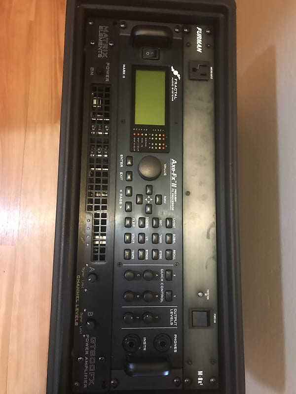 Fractal Audio Axe FX II Mark II w/ Furman M8X2 Power Reverb