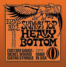 Ernie Ball 2215 Nickel Skinny Top/Heavy Bottom Electric Guitar Strings image 1