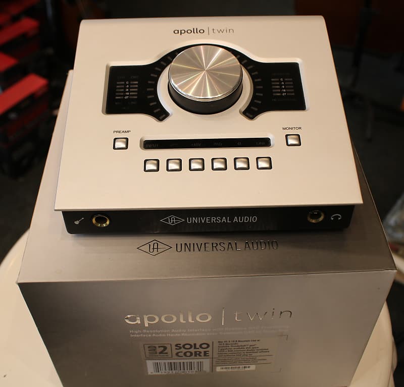 Universal Audio Apollo Twin DUO Thunderbolt Audio Interface 2010s - Silver image 1