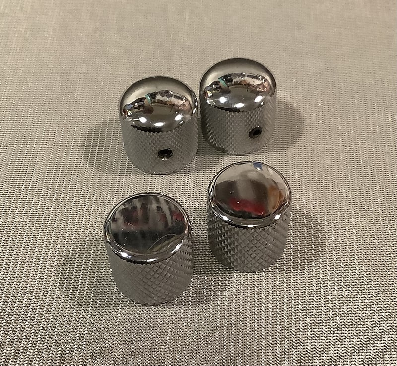 Squier Jazz/Precision Bass knobs Chrome Reverb