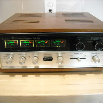 Sansui Qs-500 1971 - Wood 