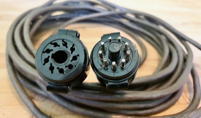 70s Hammond Leslie Speaker Cable 30ft 9 pin to 9 pin image 1