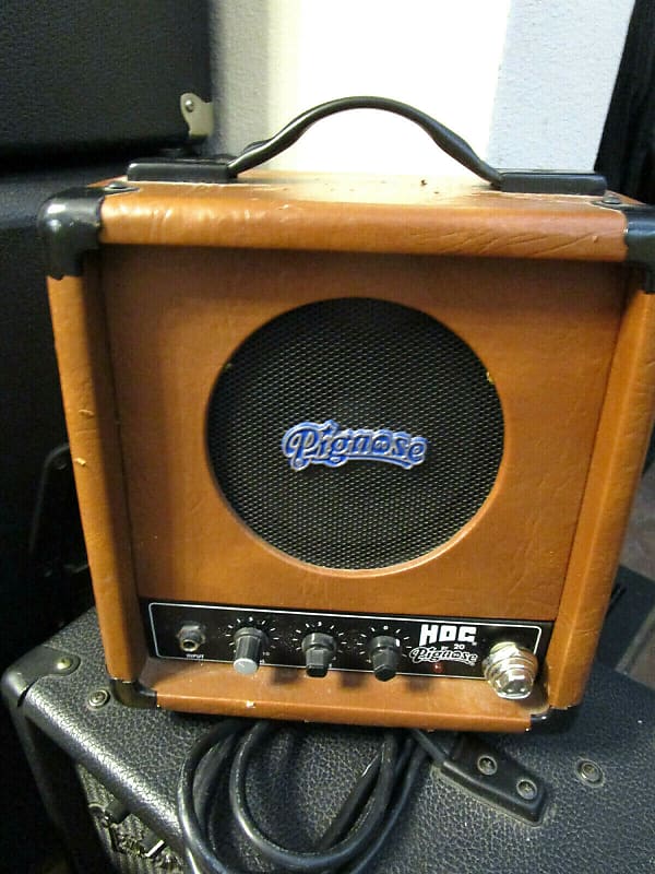 Pignose HOG20 Used 20W Rechargeable Guitar Amplifier Vintage With Adaptor Tested Great Work image 1