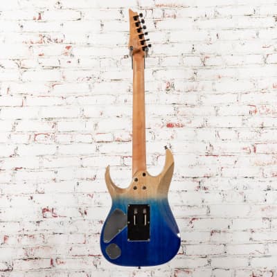 USED Ibanez High Performance RGA42HPTQM Electric Guitar - Blue Iceberg Gradation image 8