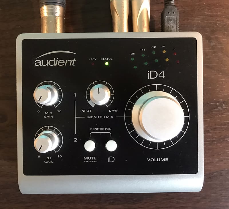 Audient iD4 Desktop USB Audio Interface 2010s Black Reverb UK