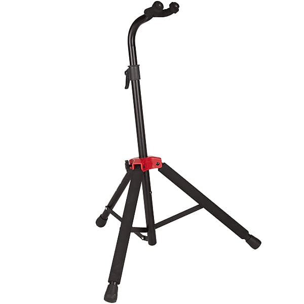 Fender Deluxe Hanging Guitar Stand, Black/Red image 1