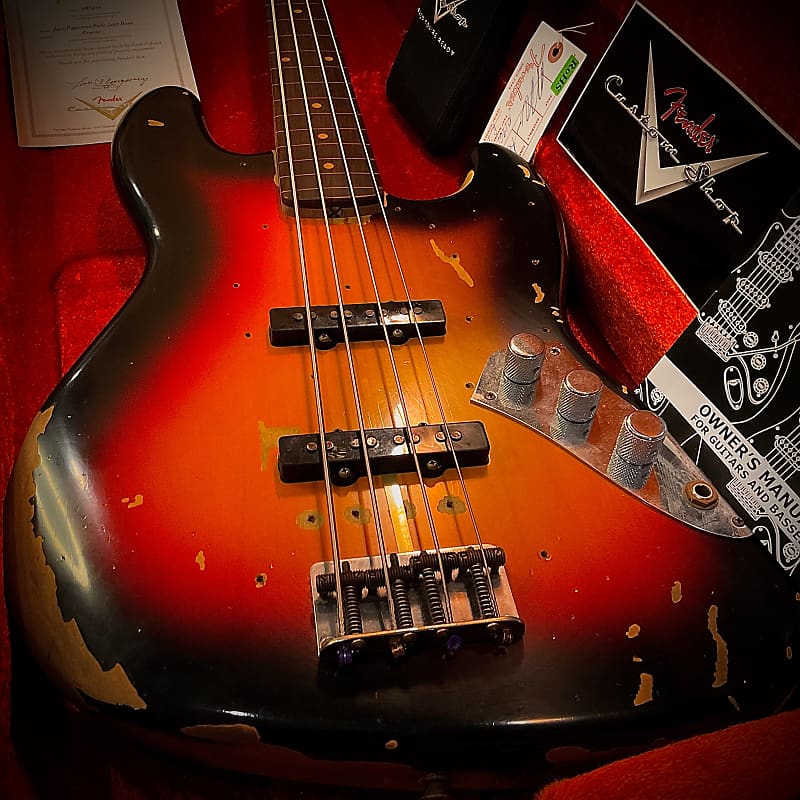 Fender Jazz Bass Custom Shop Jaco Pastorius Relic - Tom Montgomery Master Builder image 1