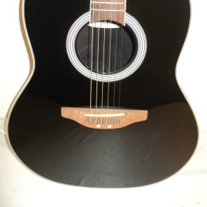 Applause by Ovation AA21 Acoustic Guitar Black w Bag MIK Reverb