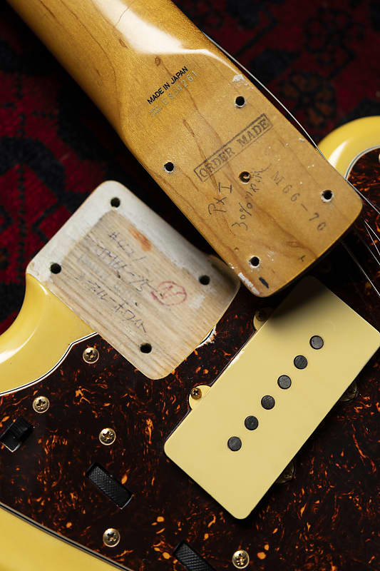 🇯🇵 1986–1988 Fender JM66-70 Jazzmaster Reissue, Order Made, Gold  Hardware, 2-Piece Body, 