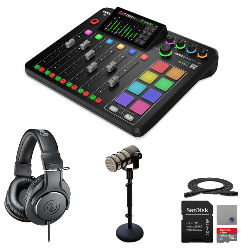 Rode RODECaster Pro Podcast Production Studio with MXL BCD-1