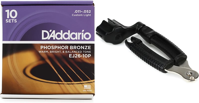 D'Addario DP0002 Pro-Winder Peg Winder with String Cutter and Bridge Pin  Puller