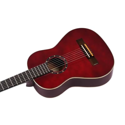 Ortega Family Series 1/2 Size Nylon Classical Guitar w/ Bag image 11