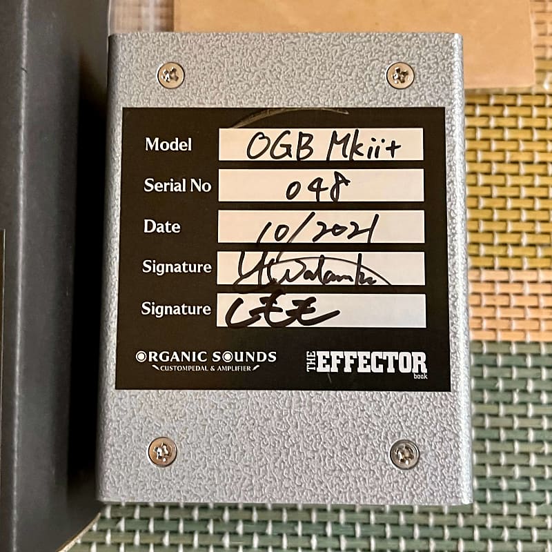 ギター Organic Sounds Orga Bender MK2 Organicsounds OGS Orga Bender MK2」サウンドレビュー 【魔法の