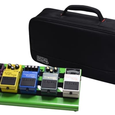 Gator Cases GPB-LAK-GR Green Aluminum Pedal Board; Small w/ Carry Bag image 2