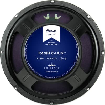 Eminence Ragin Cajun - 8 ohm 10" 75W American Tone Guitar Speaker image 1