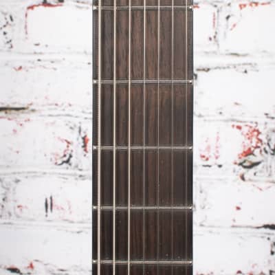 ESP LTD M-7BHT - 7 String Electric Guitar - Black Satin/Macassar Ebony image 10