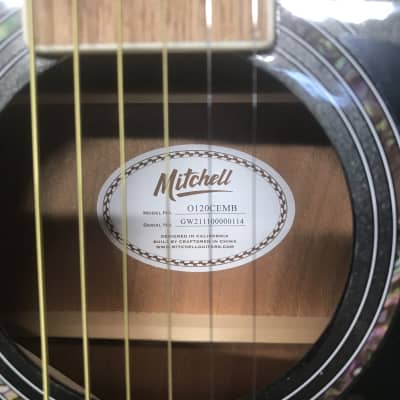 Mitchell Acoustic Electric Guitar MINT in the box, Built in Tunner does not work. image 15