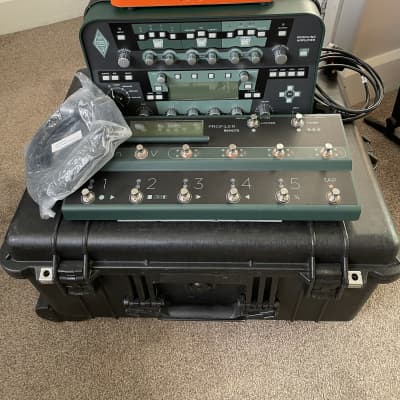 Kemper Profiler PowerHead with Kemper ‘Remote’ Footswitch, Peli 1610 case and Mission G66 Custom expression pedal. for sale