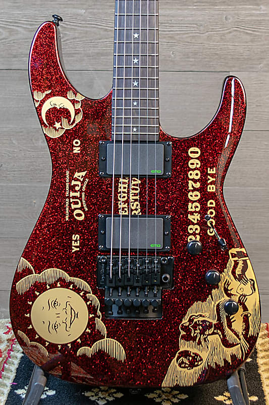 ESP LTD KH-2 Ouija Red Sparkle Kirk Hammett Limited Edition