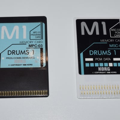 Korg M1 Synth 1 Memory Card MPC-02 MSC-02