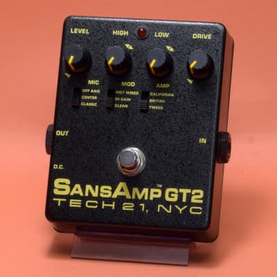 Tech 21 SansAmp GT2 Tube Amp Emulation Pedal | Reverb