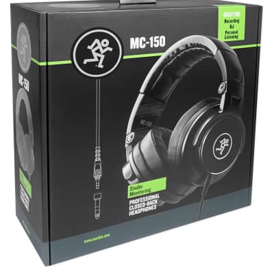Mackie MC-150 Closed-Back Studio Monitoring or DJ Headphones w/50mm Drivers image 9