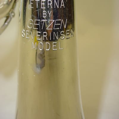 Vintage Eterna by Getzen Severinsen Silver-Plated Trumpet image 9