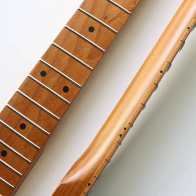 F-style 22-pin TL Canadian Baked Maple Electric Guitar Neck Guitar Handle Natural Brightness image 5