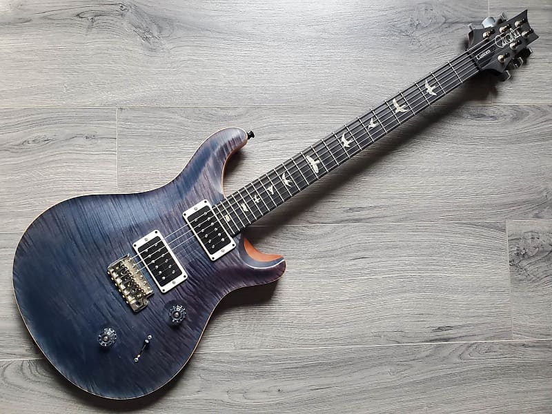 【海外 正規品】 Rosewood with 10-Top 24 Custom PRS Neck Blue Peacock - ギター