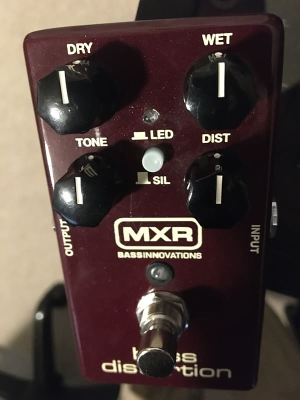 MXR M85 Bass Distortion 2021 - Merlot image 1