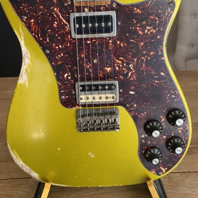 Fender Telecaster Deluxe 2020 Lime Gold metallic image 5