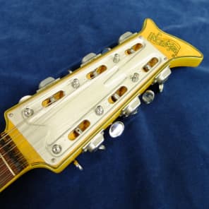 c. 1967 Norma EG-421 12 String Sunburst Vintage Bizarre Japanese Guitar Teisco MIJ image 4