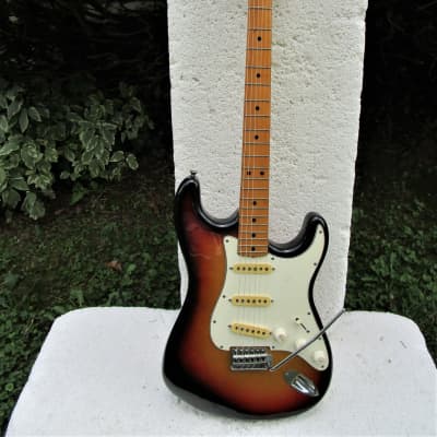 Fresher Straighter Guitar, 1970's, Japan,  Sunburst Finish,  Fresh Setup,  Gig Bag image 1