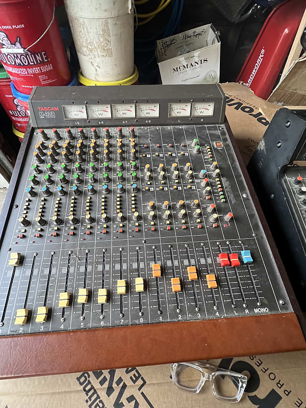 Tascam M308 studio mixing board, 1980