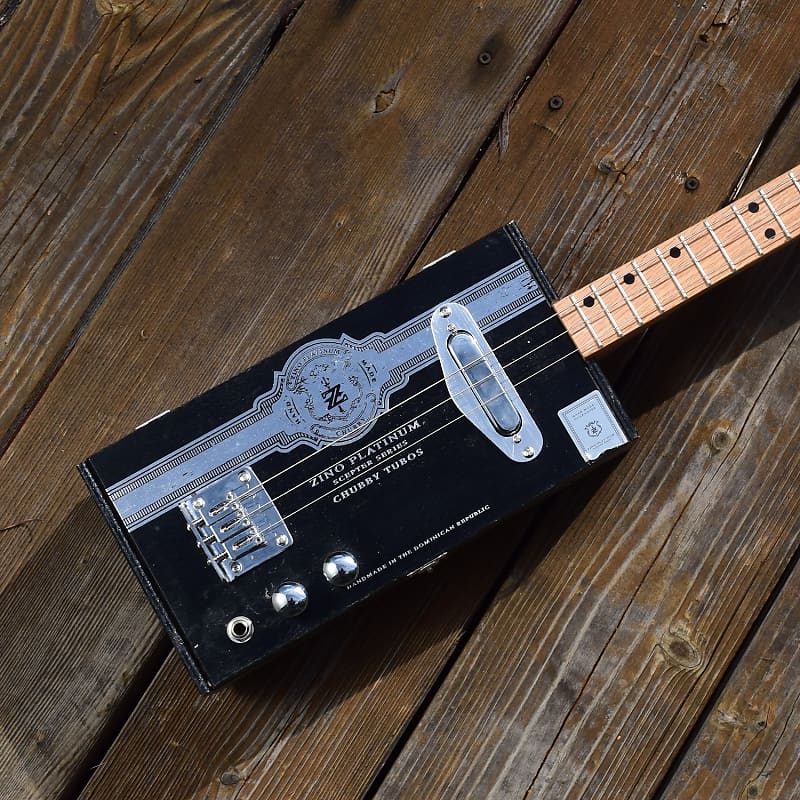 Cigar box guitar, 3string electric guitar, handmade cbg Reverb