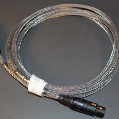 25' The Ribbon Cable™ Pro ~ XLR Microphone Cable ~ Gold or Nickel ~ 7 Colors ~ Gōst Cable Assemblies™ image 1