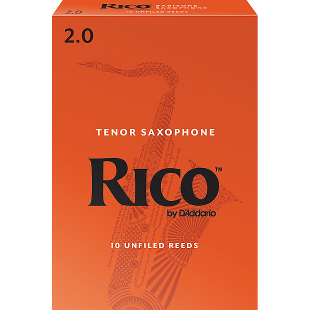 Immagine Rico RLA1020 Baritone Saxophone Reeds - Strength 2.0 (10-Pack) - 1