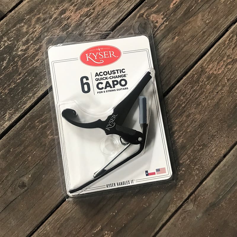Kyser Acoustic Quick-Change Capo for 6-String Acoustic Guitar image 1