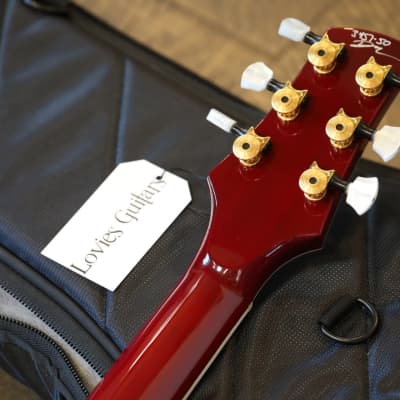 Unplayed! 2022 Kauer Guitars Super Chief Semi-Hollow Electric Guitar Wine Red w/ Bigsby + OGB image 19