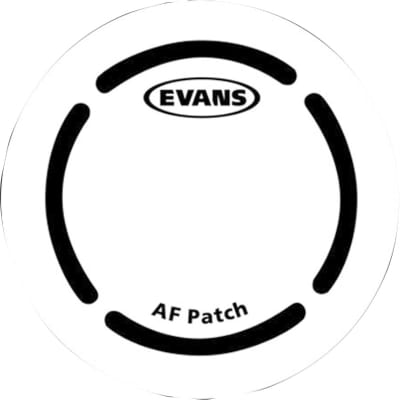 2 patchs grosse caisse simple batte fibre aramide - Evans EQPAF1 image 1