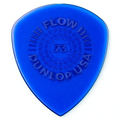 Dunlop 549P73 Flow Standard Grip .73mm Guitar Picks (6-Pack)