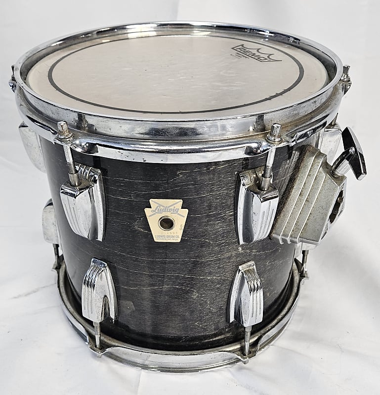 Ludwig Classic Series 10x9 Rack Tom 1980s - Charcoal Shadow image 1
