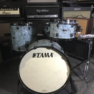 Tama Star Classic Maple 4 Piece Shell Pack 12, 16, 22 & 14 snare Sky Blue Swirl image 2