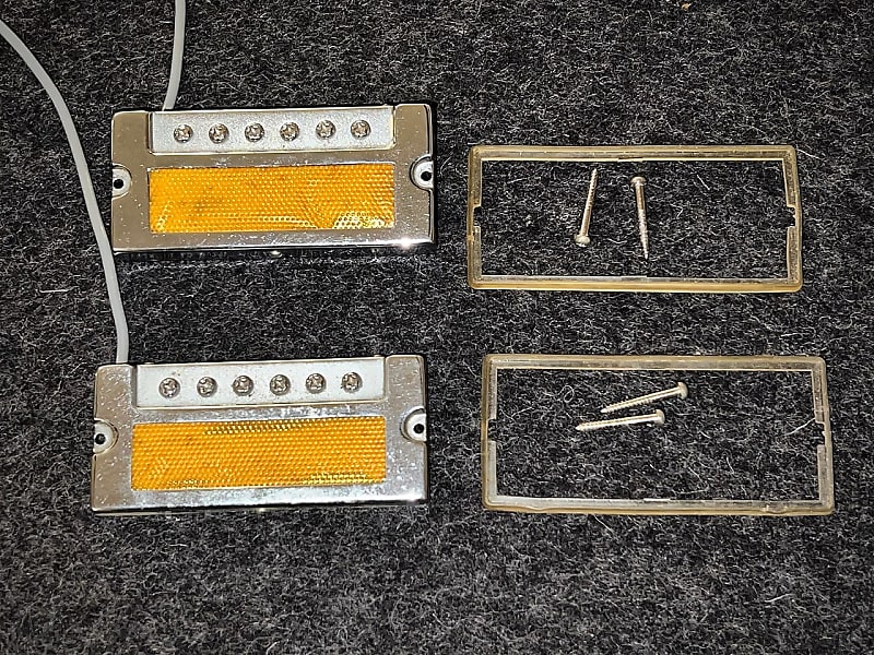 60's Guyatone Gold Foil Pickup SET 60's Clean w/Risers Bridge & Neck Pickups