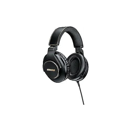 Shure SRH840A Over-Ear Wired Headphones for Critical Listening &amp; Monitoring, Professional Headset, Tailored Frequency Response, Superior Detailed Sound, Adjustable &amp; Collapsible Design - 2022 Version  			