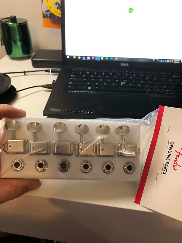 Fender Classic Gear Tuners Bent Low E Chrome Reverb