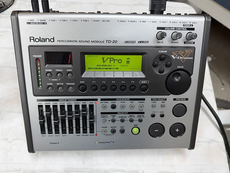 Roland TD-20 V-Drum Percussion Sound Module | Reverb