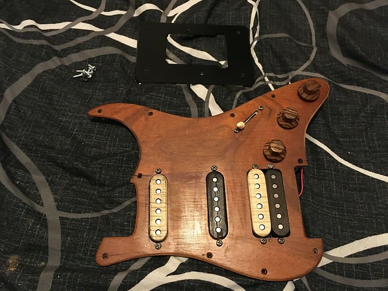 Prewired Strat HSS pickguard w/ Lollar pickups and Ilitch Silent Single coil image 1