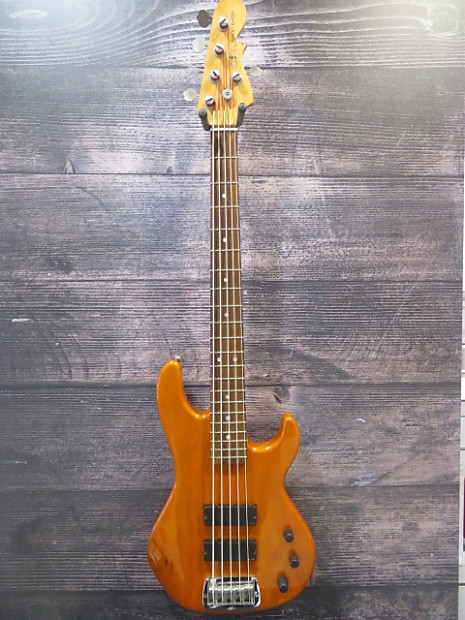 G L L 5500 5 String Bass Guitar With Gig Bag