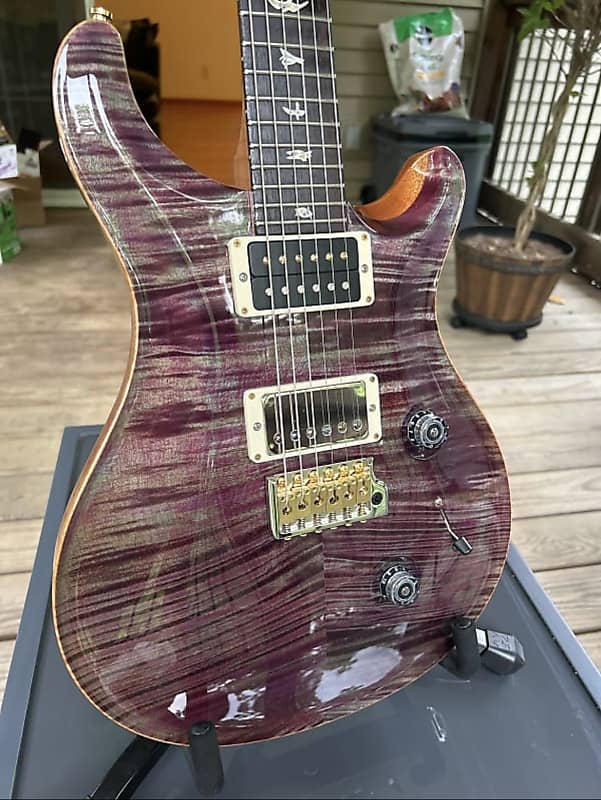 ギター PRS Custom 24 10top 1st RUBY PRS Custom 24 10-Top Semi Hollow Ruby Red KID Limited 2010